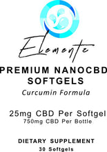Load image into Gallery viewer, CBD Softgels with Curcumin